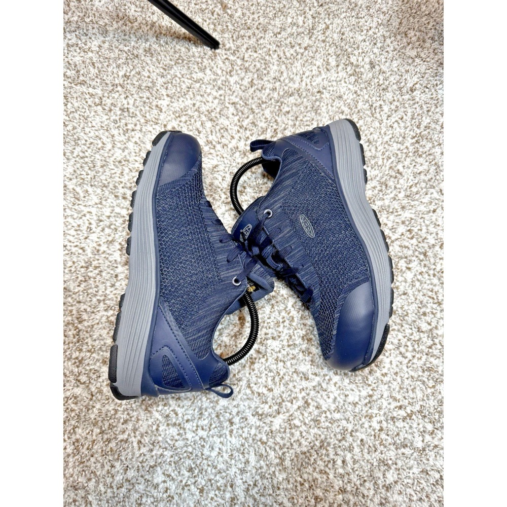 KEEN Utility Men's 9M Navy Blue Sparta Alloy Toe Work Shoes New without‎ Box - Picture 3 of 7